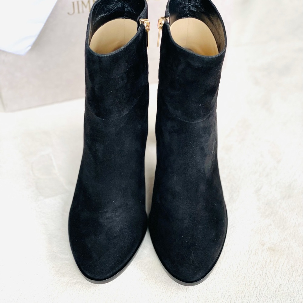 🔶NIB Jimmy Choo Marcia 80 Suede Ankle Boot - Picture 6 of 14